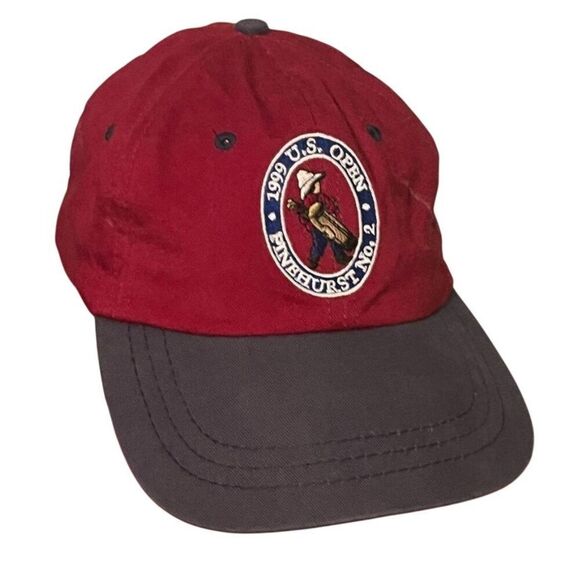 Vintage 1999 #Golf #US Open Adjustable Snapback Red with logo and blue bill One - Picture 1 of 5